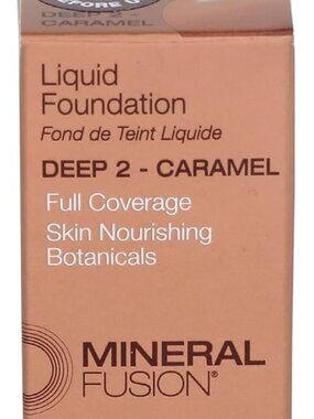 Mineral Fusion Full Coverage Foundation, Liquid Foundation - Deep 2- Carmel